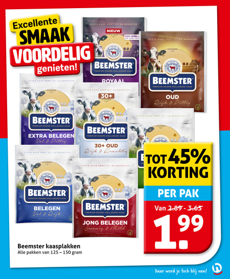 Beemster   kaasplakken folder aanbieding bij  Hoogvliet - details