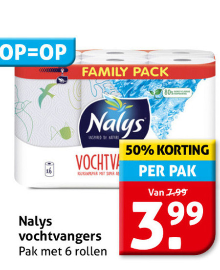 Nalys   keukenpapier folder aanbieding bij  Hoogvliet - details