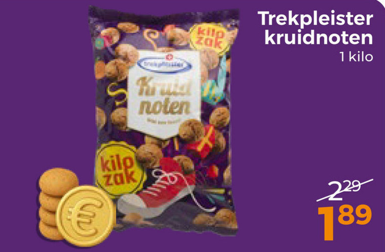 Trekpleister Huismerk   kruidnoten folder aanbieding bij  Trekpleister - details