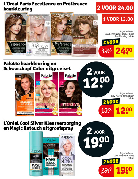 Schwarzkopf   haarkleuring folder aanbieding bij  Kruidvat - details