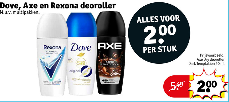 Rexona   deodorant folder aanbieding bij  Kruidvat - details