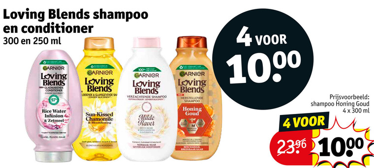 Garnier Loving Blends   conditioner, shampoo folder aanbieding bij  Kruidvat - details