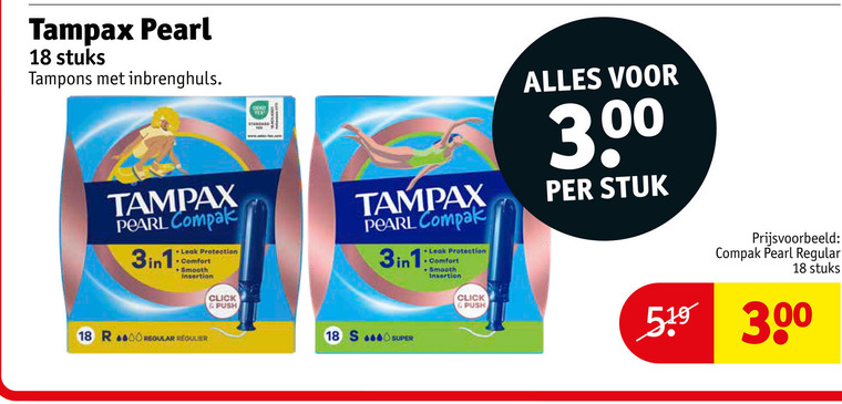 Tampax   tampons folder aanbieding bij  Kruidvat - details