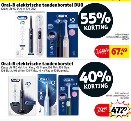 Braun Oral-B   electrische tandenborstel folder aanbieding bij  Kruidvat - details