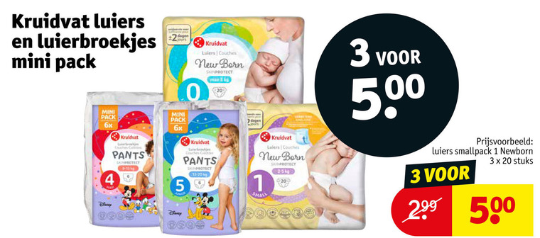 Kruidvat Huismerk   luiers, luierbroekjes folder aanbieding bij  Kruidvat - details