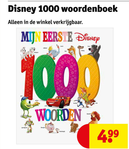 Disney   woordenboek folder aanbieding bij  Kruidvat - details