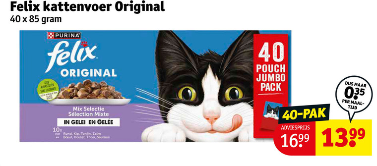 Felix   kattenvoer folder aanbieding bij  Kruidvat - details