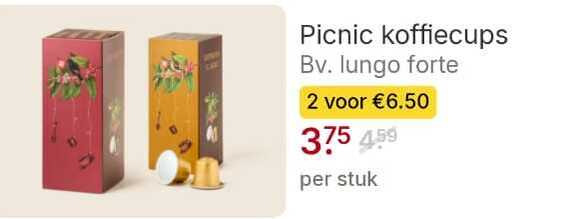Picnic Huismerk   koffiecups folder aanbieding bij  Picnic - details