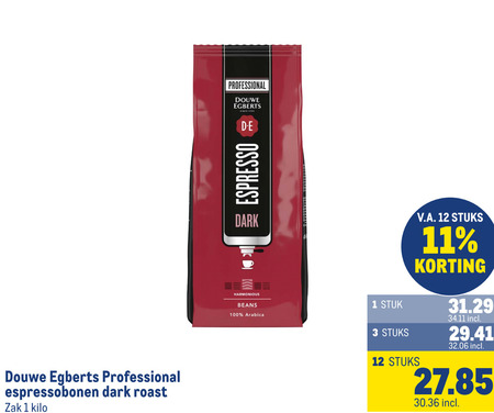 Douwe Egberts   koffiebonen folder aanbieding bij  Makro - details
