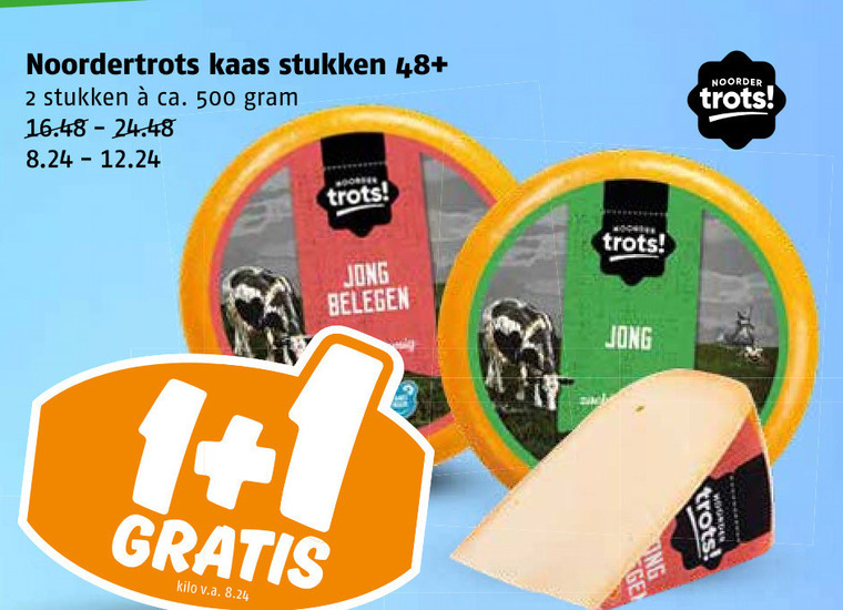 Noordertrots   kaas folder aanbieding bij  Poiesz - details