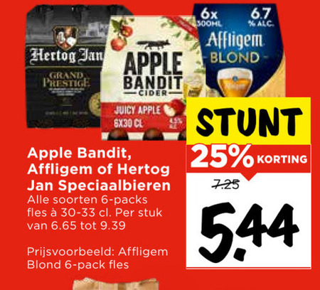 Apple bandit   speciaalbier, appelcider folder aanbieding bij  Vomar - details