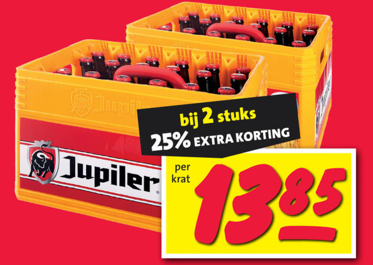 Jupiler   krat bier folder aanbieding bij  Nettorama - details