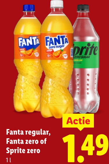 Fanta   frisdrank folder aanbieding bij  Lidl - details
