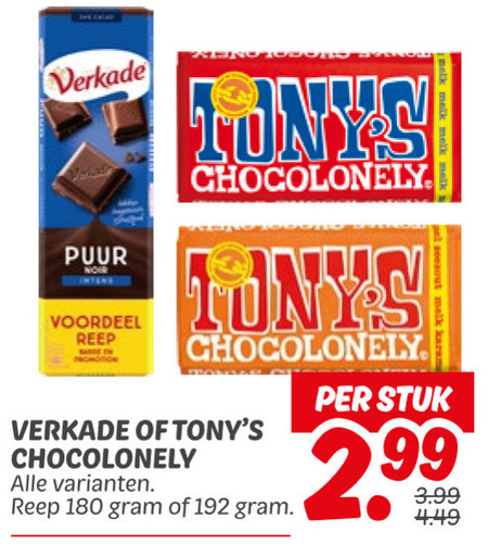 Tony Chocolony   chocolade folder aanbieding bij  Dekamarkt - details