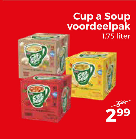 Cup a Soup   soep folder aanbieding bij  Trekpleister - details