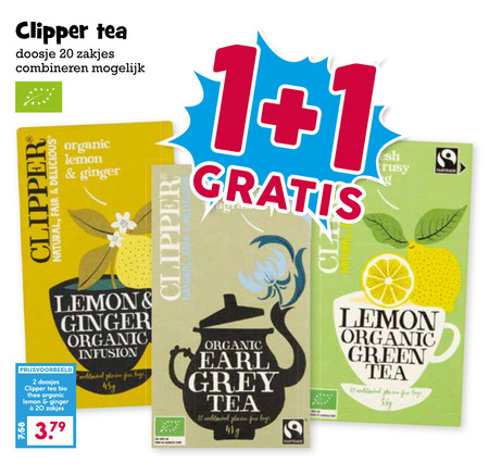 Clipper   thee folder aanbieding bij  Boons&nbsp;Markt - details