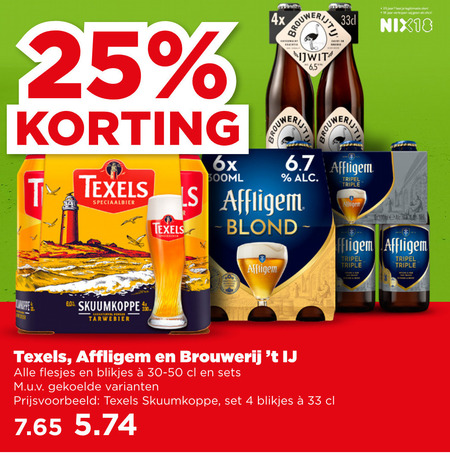 Affligem   speciaalbier folder aanbieding bij  Plus - details