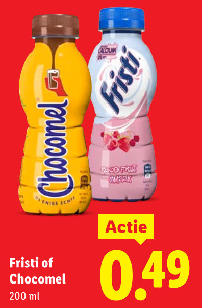Chocomel   drinkyoghurt, chocolademelk folder aanbieding bij  Lidl - details
