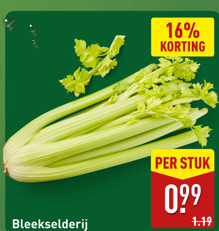 bleekselderij 16 stuk folder aanbieding bij Aldi