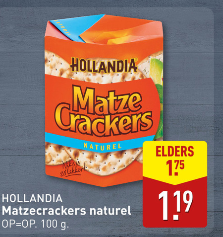 Hollandia   matzes folder aanbieding bij  Aldi - details