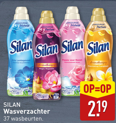 Silan   wasverzachter folder aanbieding bij  Aldi - details