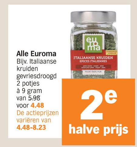 Euroma   kruiden folder aanbieding bij  Albert&nbsp;Heijn - details