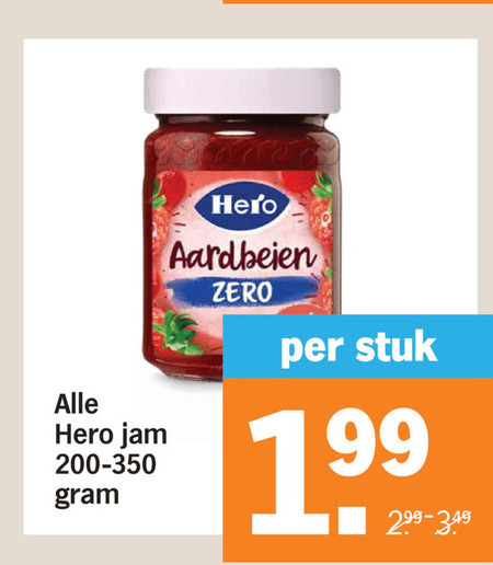 Hero   jam folder aanbieding bij  Albert&nbsp;Heijn - details