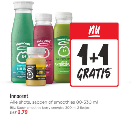 Innocent   fruitsmoothie folder aanbieding bij  Jumbo - details