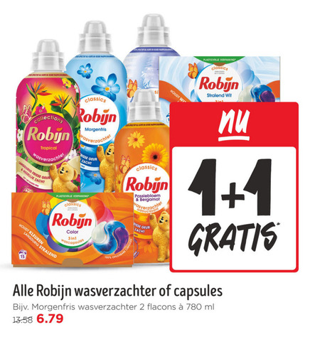 Robijn   wasverzachter folder aanbieding bij  Jumbo - details