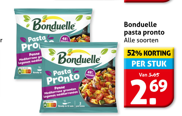 Bonduelle   groentenpakket folder aanbieding bij  Hoogvliet - details