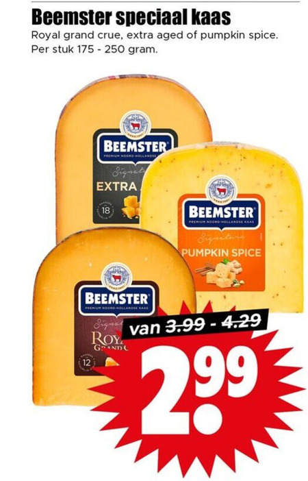 Beemster   kaas folder aanbieding bij  Dirk - details