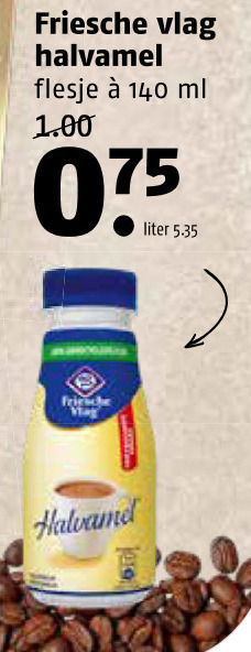 Friesche Vlag   koffiemelk folder aanbieding bij  Poiesz - details