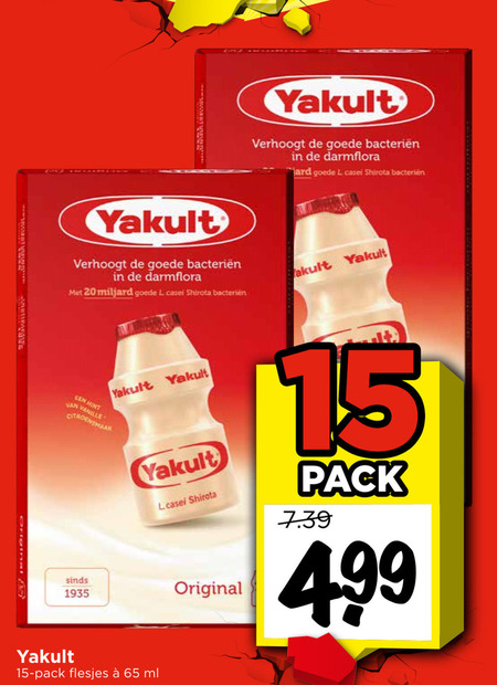 Yakult   drinkyoghurt folder aanbieding bij  Vomar - details