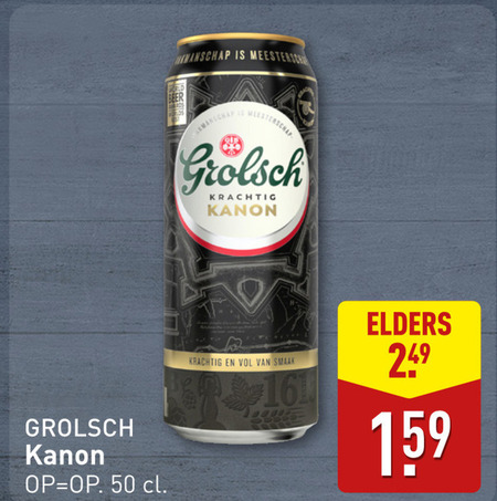 grolsch speciaalbieren 50 kanon vakmanschap meesterschap elders folder aanbieding bij Aldi Grolsch speciaalbier folder aanbieding bij Aldi - details