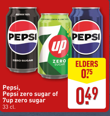 7-Up   cola, frisdrank folder aanbieding bij  Aldi - details