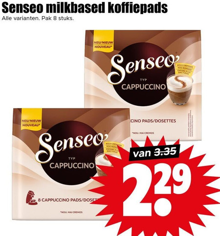 Douwe Egberts Senseo   koffiepad folder aanbieding bij  Dirk - details