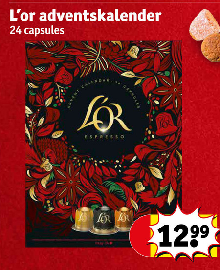 Douwe Egberts L Or   adventskalender, koffiecups folder aanbieding bij  Kruidvat - details