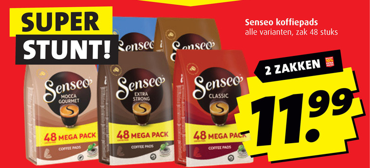 Douwe Egberts Senseo   koffiepad folder aanbieding bij  Boni - details