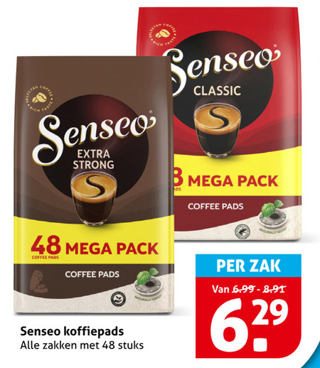 Douwe Egberts Senseo   koffiepad folder aanbieding bij  Hoogvliet - details