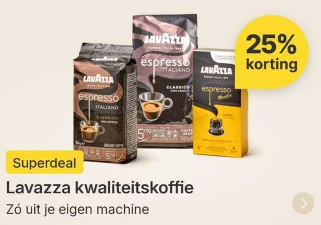 Lavazza   koffiebonen, koffiecups folder aanbieding bij  Picnic - details
