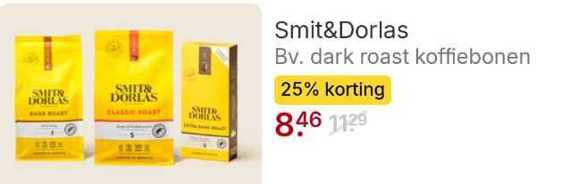Smit en Dorlas   koffiebonen folder aanbieding bij  Picnic - details