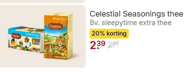 Celestial   thee folder aanbieding bij  Picnic - details