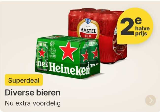 Amstel   blikje bier folder aanbieding bij  Picnic - details