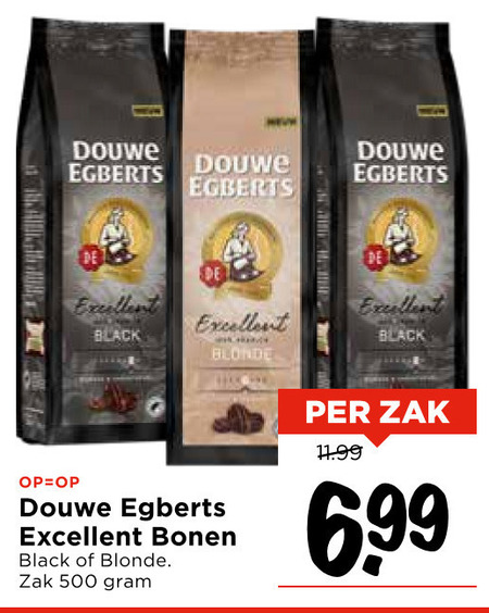 Douwe Egberts   koffiebonen folder aanbieding bij  Vomar - details