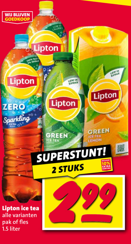 Lipton   ice tea folder aanbieding bij  Nettorama - details