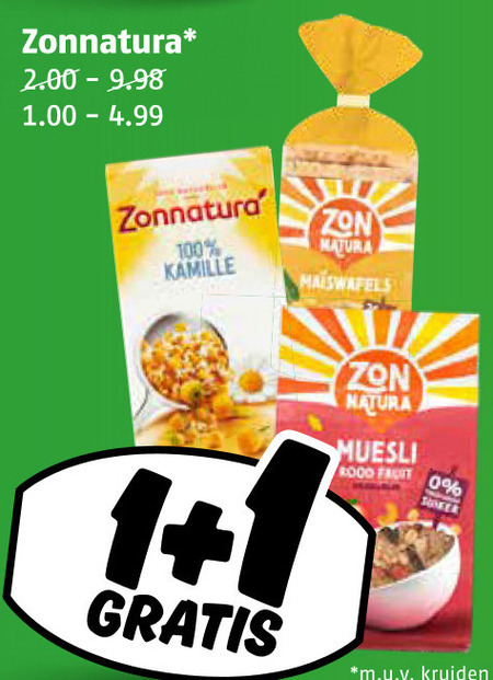 Zonnatura   thee folder aanbieding bij  Poiesz - details