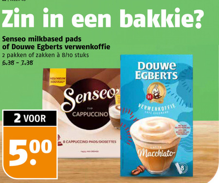 Douwe Egberts   koffiepad, oploskoffie folder aanbieding bij  Poiesz - details