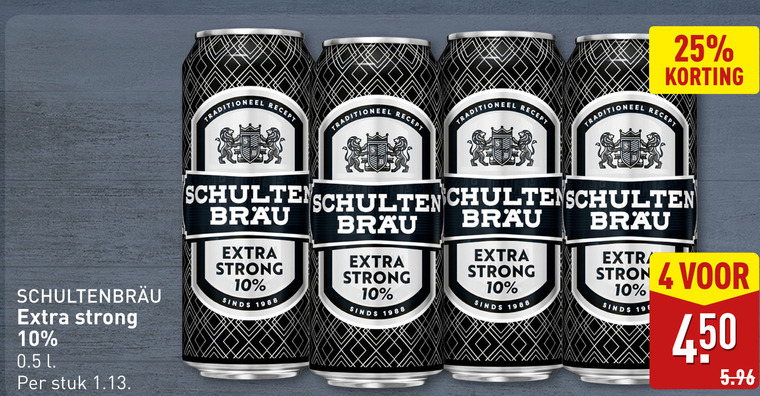 Schultenbrau   speciaalbier folder aanbieding bij  Aldi - details