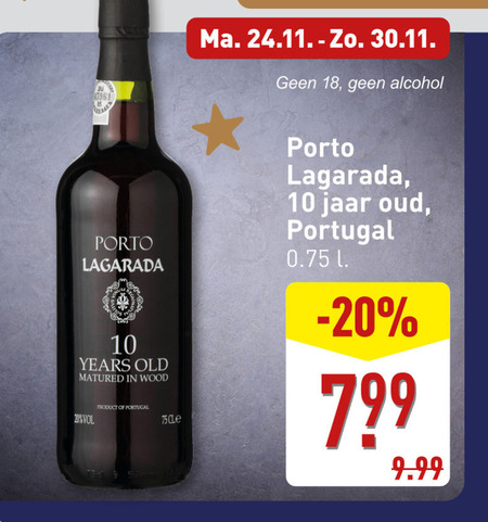 Porto Lagarada   port folder aanbieding bij  Aldi - details