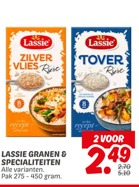 Lassie   rijst folder aanbieding bij  Dekamarkt - details
